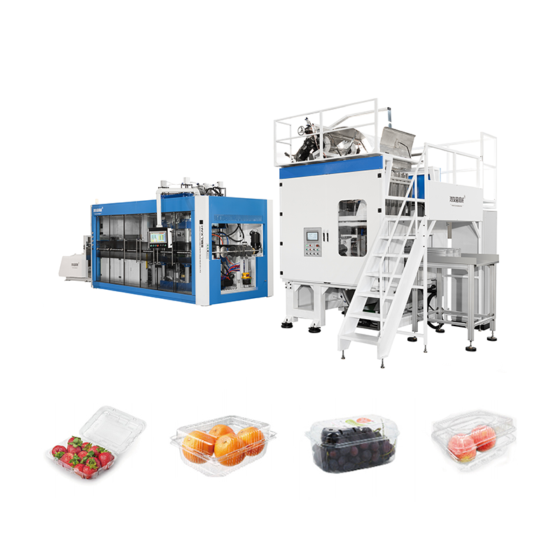 Máy nhiệt tự động tốc độ cao + Máy cắt ngang